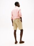 Beige Harlem Linen Blend Relaxed Bermuda Shorts  Men