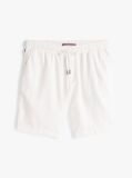 White Harlem Linen Blend Relaxed Bermuda Shorts  Men