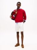 White Harlem Linen Blend Relaxed Bermuda Shorts  Men
