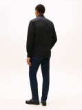 Black Flex Slim Fit Poplin Shirt  Men