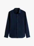 Blue Flex Slim Fit Poplin Shirt  Men