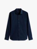 Blue Flex Slim Fit Poplin Shirt  Men