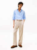 Blue Flex Slim Fit Poplin Shirt  Men