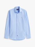 Blue Flex Slim Fit Poplin Shirt  Men