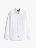 White Flex Slim Fit Poplin Shirt  Men