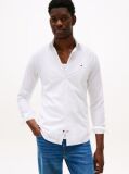 White Flex Slim Fit Poplin Shirt  Men