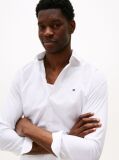White Flex Slim Fit Poplin Shirt  Men