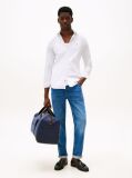 White Flex Slim Fit Poplin Shirt  Men