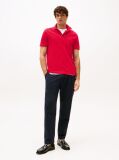 Red Regular Fit Hilfiger Monotype Polo Shirt  Men