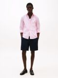 White Regular Fit Stripe Shirt  Men