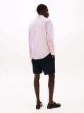 White Regular Fit Stripe Shirt  Men
