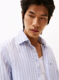 Multi Regular Fit Stripe Linen Shirt  Men