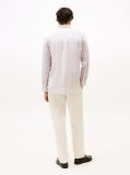 Multi Regular Fit Stripe Linen Shirt  Men
