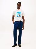 White Photo Print Cotton T-Shirt  Men