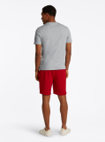 Grey Logo Embroidery T-Shirt  Men
