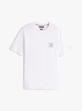 White Logo Crew Neck T-Shirt  Men