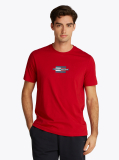 Red Flag Logo Print T-Shirt  Men