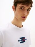 White Flag Logo Print T-Shirt  Men
