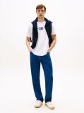 White Flag Logo Print T-Shirt  Men