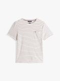 Multi Ριγέ T-Shirt Με Κεντητή Σημαία  Άνδρες
