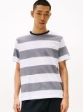 Multi Stripe Crew Neck T-Shirt  Men