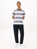 Multi Stripe Crew Neck T-Shirt  Men