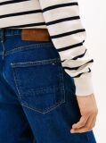 Blue Whiskered Straight Leg Jeans  Men