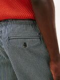 Blue Harlem Relaxed Stripe Bermuda Shorts  Men
