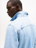 Μπλε Denim Trucker Τζάκετ  Άνδρες
