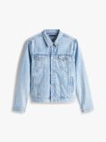 Μπλε Denim Trucker Τζάκετ  Άνδρες