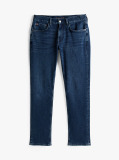 Blue Denton Straight Fit Jeans  Men