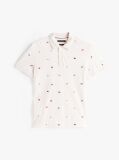White Regular Fit Polo Shirt  Men