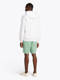 White Logo Graphic Hoodie  Men