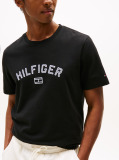 Black Hilfiger Flock Tee  Men