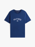 Μπλε Hilfiger T-Shirt Με Flock Λογότυπο  Άνδρες