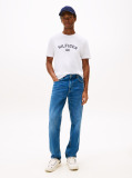 Άσπρο Hilfiger T-Shirt Με Flock Λογότυπο  Άνδρες