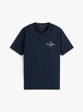 Blue Outline Flag NYC Logo T-Shirt  Men