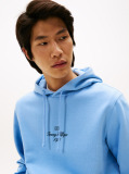Μπλε Hoody Με Λογότυπο  Άνδρες