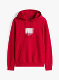 Κόκκινο Hoodie Με Σημαιάκι  Άνδρες