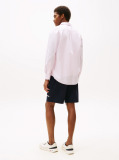 Pink Flex Poplin Mini Print Shirt  Men