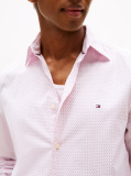 Pink Flex Poplin Mini Print Shirt  Men