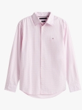 Pink Flex Poplin Mini Print Shirt  Men