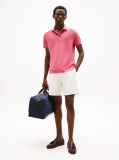 Pink Two-Tone Mercerised Polo Shirt  Men