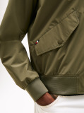 Πράσινο ΑναδιπλούΜενο Αδιάβροχο Bomber Jacket Σε Κανονική Γραμμή  Άνδρες