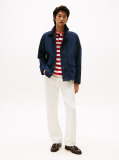 Blue Water Repellent Corduroy Collar Jacket  Men