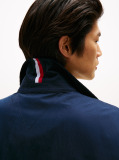 Blue Water Repellent Corduroy Collar Jacket  Men