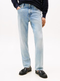 Blue Denton Faded Straight Leg Jeans  Men