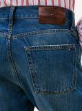 Blue Distressed Relaxed Jeans  Men