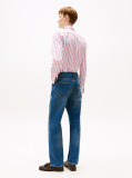 Blue Distressed Relaxed Jeans  Men