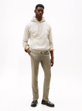 Grey Bleecker Micro Print Slim Fit Chinos  Men